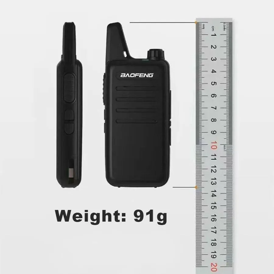 2pcs Baofeng VT-C2 2W UHF Mini Walkie Talkie For Hiking Climbing