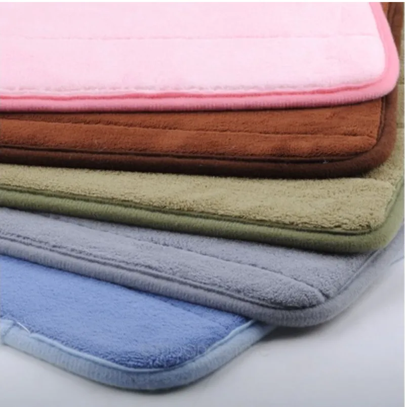 Absorbent Soft Memory Foam Mat Bath Bathroom Bedroom Floor Shower Rug Non-slip