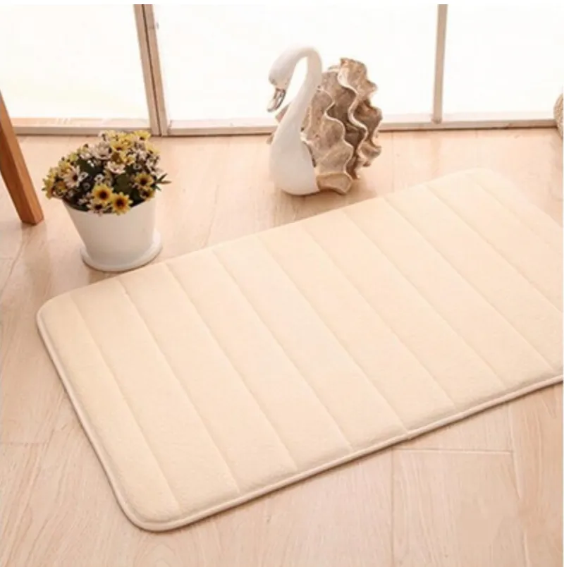 Absorbent Soft Memory Foam Mat Bath Bathroom Bedroom Floor Shower Rug Non-slip