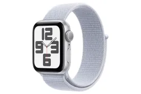 Apple Watch SE GPS | 40mm | Silver Aluminium Case with Blue Cloud Sport Loop