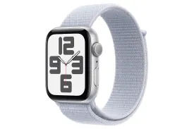 Apple Watch SE GPS | 44mm | Silver Aluminium Case with Blue Cloud Sport Loop