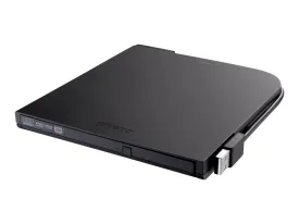 Buffalo Mediastation Portable Dvd Writer - Disk Drive - Dvd±Rw (±R Dl) / Dvd-Ram - 8X8x5x - Usb 2.0 - External