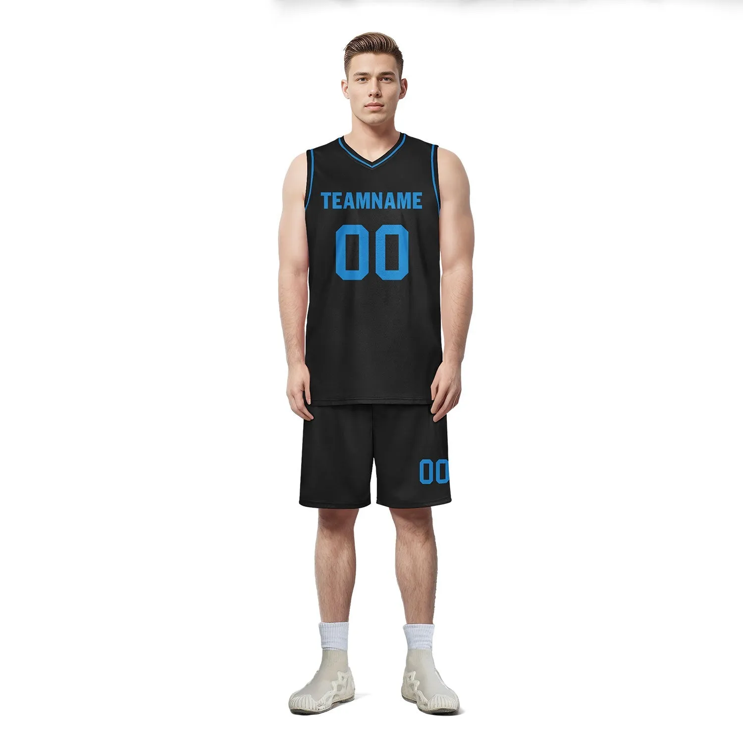 Custom Black Classic Style Sports Uniform Basketball Jersey BBJ01-D020105-6