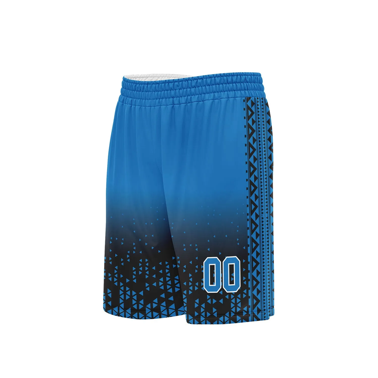 Custom Blue Black Fade Fashion Sports Uniform Basketball Jersey BBJ01-D020102-11