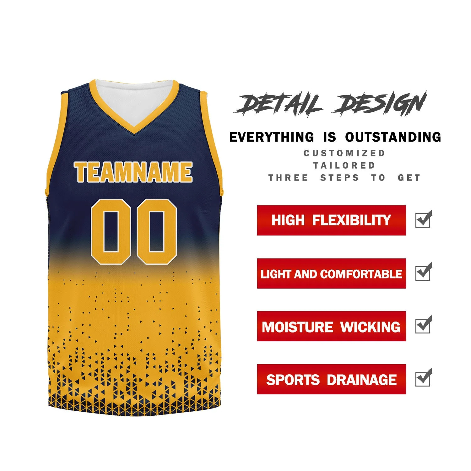 Custom Blue Yellow Fade Fashion Sports Uniform Basketball Jersey BBJ01-D020102-6