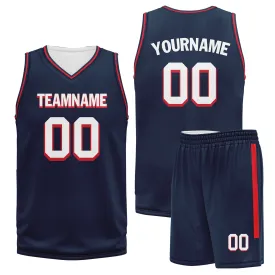 Custom Deep Blue Classic Style Sports Uniform Basketball Jersey BBJ01-bd0a70ba