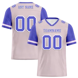 Custom Pink Purple Two Tone Purple Personalized Authentic Football Jersey FBJ02-bc0f09c