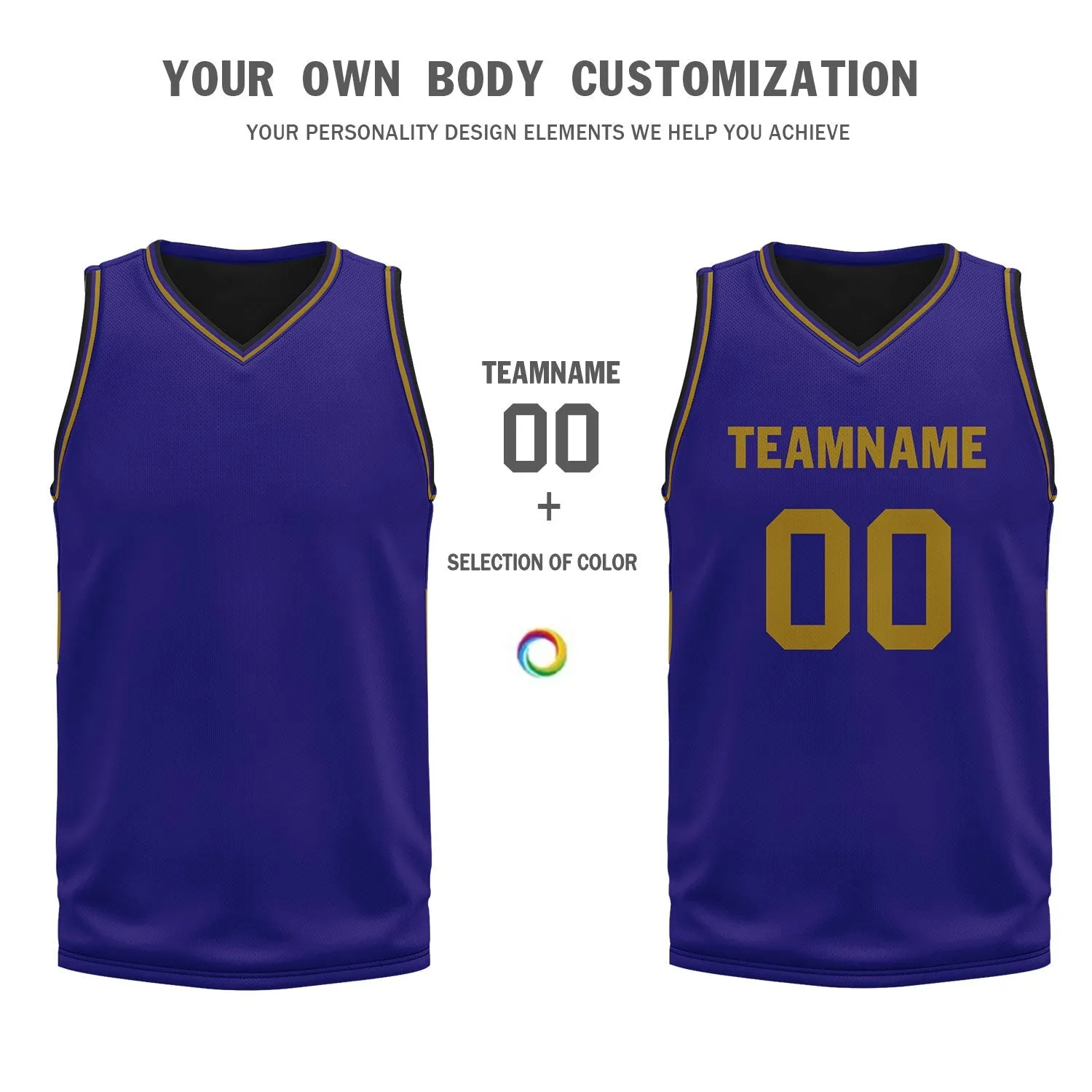 Custom Purple Classic Style Sports Uniform Basketball Jersey BBJ01-D020105-3