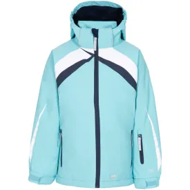 Distinct Girls Padded Waterproof Ski Jacket in Aquamarine