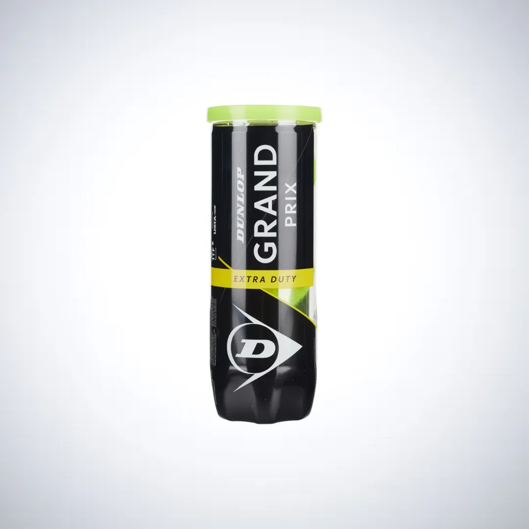 Dunlop Grand Prix Extra Duty Tennis Ball Single Can (3 balls)