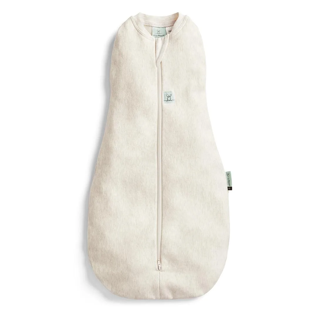 ergoPouch Organic All Year Cocoon Swaddle Sleeping Bag - 1 Tog - Oatmeal