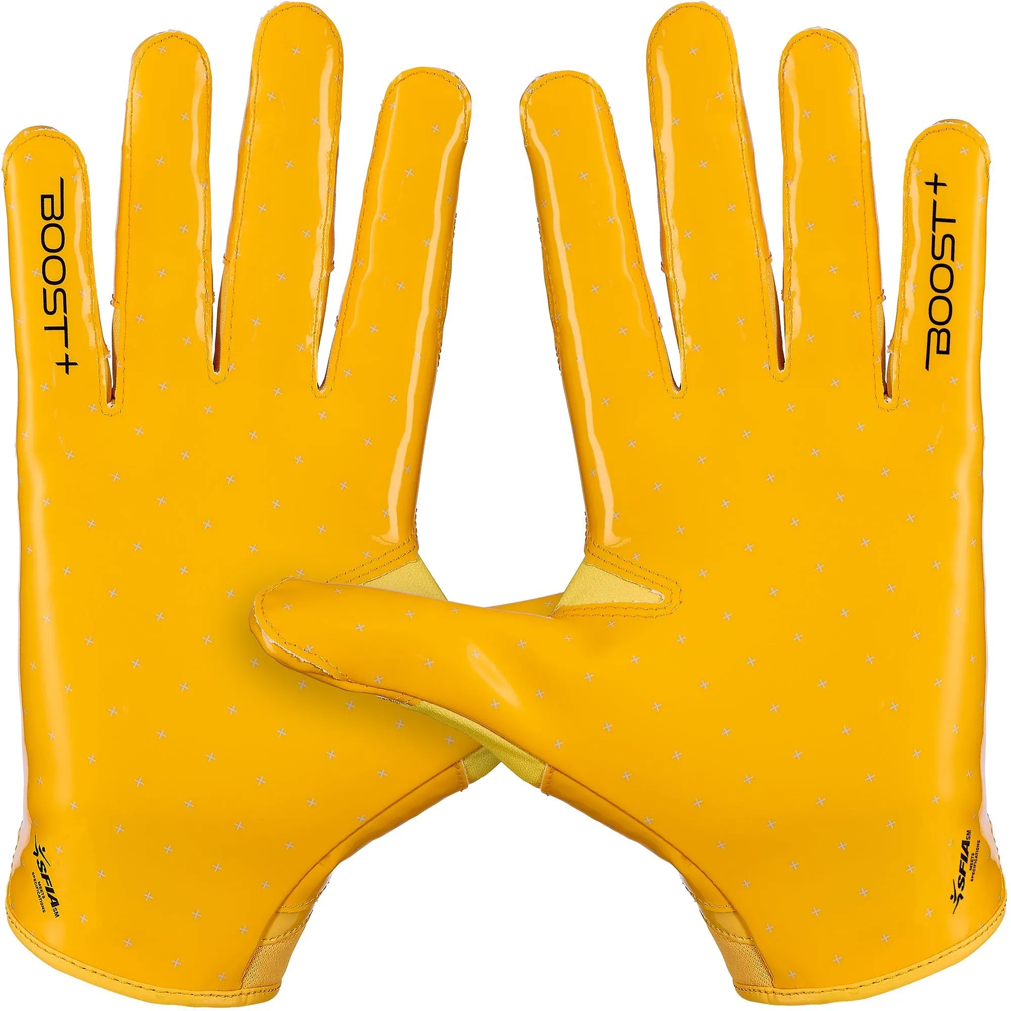 Grip Boost Solid Yellow Stealth 6.0 Boost Plus Football Gloves