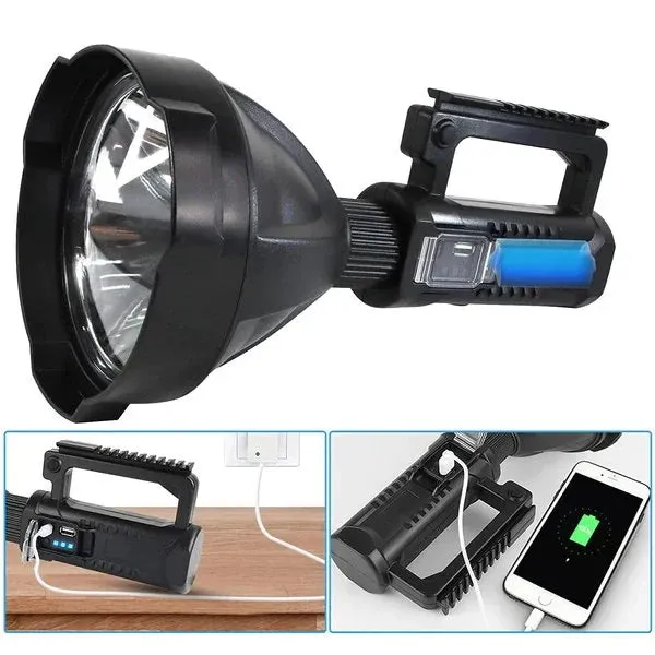 High-Power Portable LED Flashlight