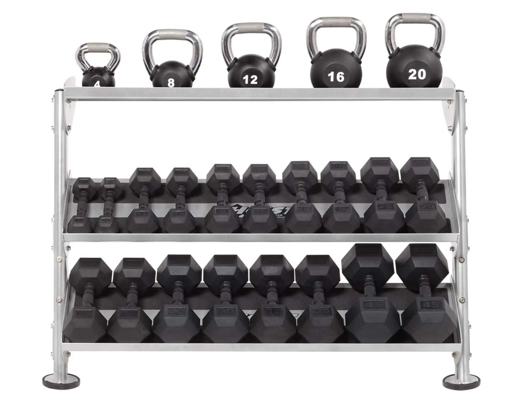 Hoist HF-5461-48 48" DUMBBELL RACK with 3rd Tier