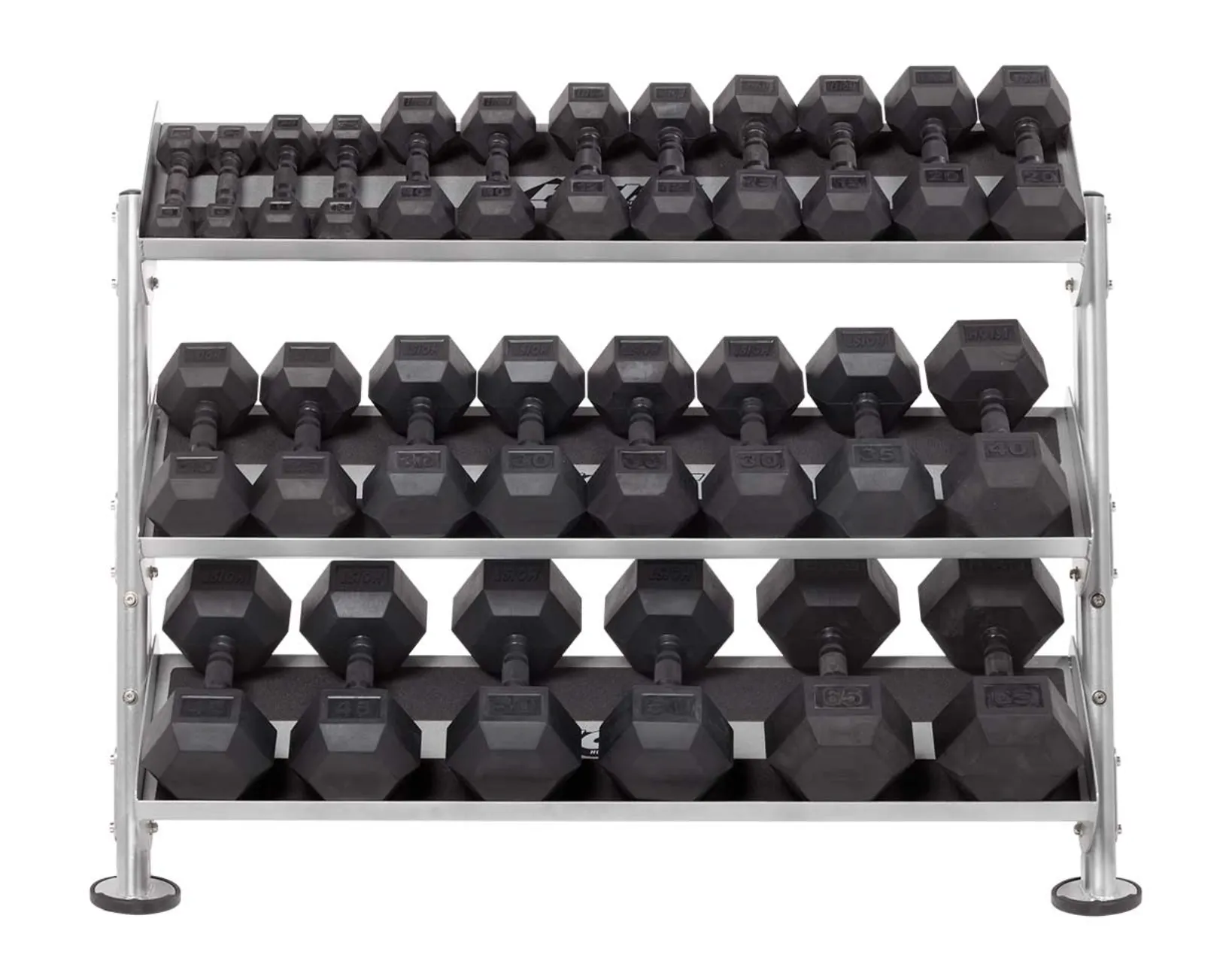 Hoist HF-5461-48 48" DUMBBELL RACK with 3rd Tier