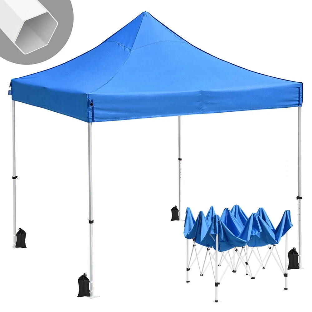 InstaHibit 10'x10' Pop Up Canopy Waterproof Instant Canopy CPAI-84