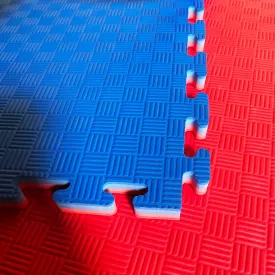 MAR-296A | Red/Blue Jigsaw Floor Mats (20mm [1m x 1m] Square)