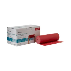 McKesson CanDo® Exercise Resistance Band, Red, 5 Inch x 6 Yard, Light Resistance