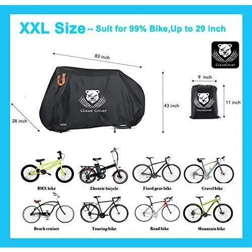 Oxford Waterproof Bike Protective Cover