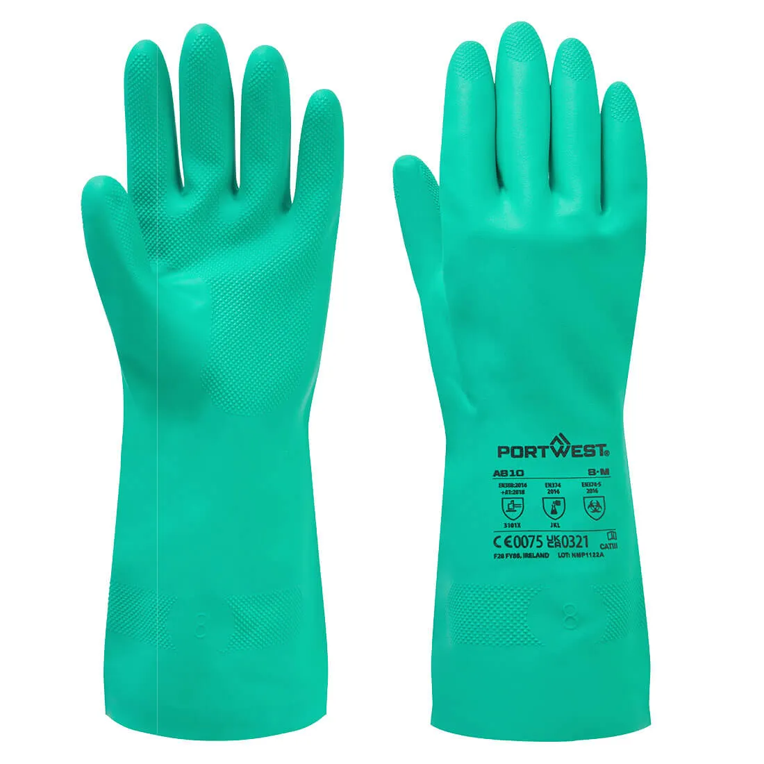 Portwest Nitrosafe Chemical Gauntlet (A810)