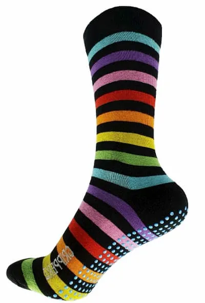 Rainbow Non-Slip Circulation Socks