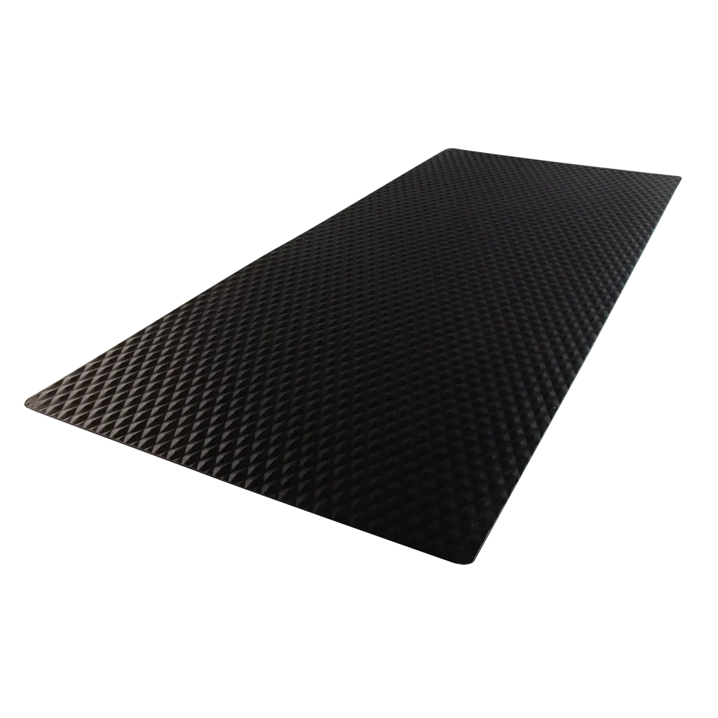 SM820BLWRX2 2-Pack Black Matte Nonslip Counter Mat 8.5 x 20-Inches