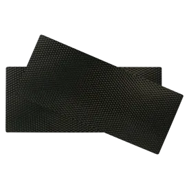 SM820BLWRX2 2-Pack Black Matte Nonslip Counter Mat 8.5 x 20-Inches