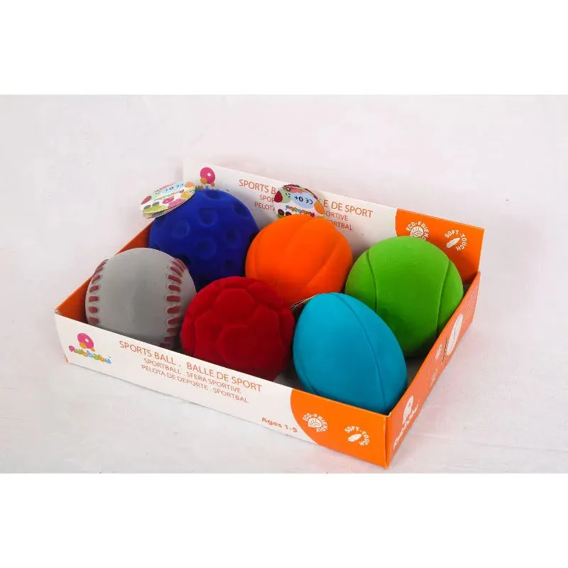 Sports Ball Assortment Mix (Set of 6)