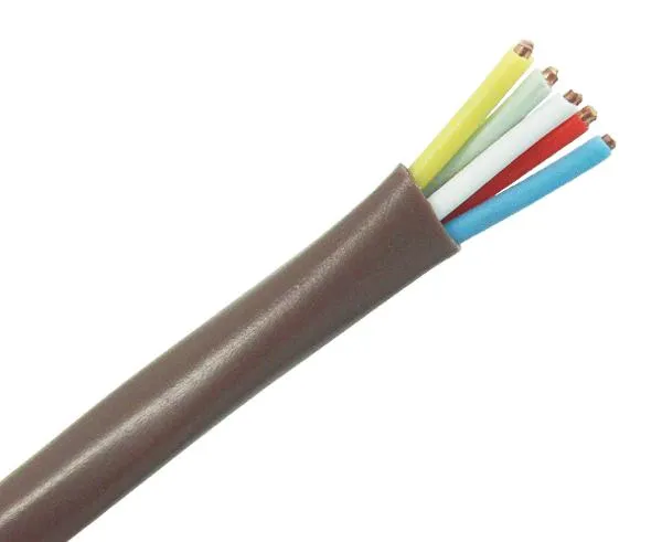 Thermostat Wire, Solid Copper, Indoor/Outdoor Sun Resistant, Brown