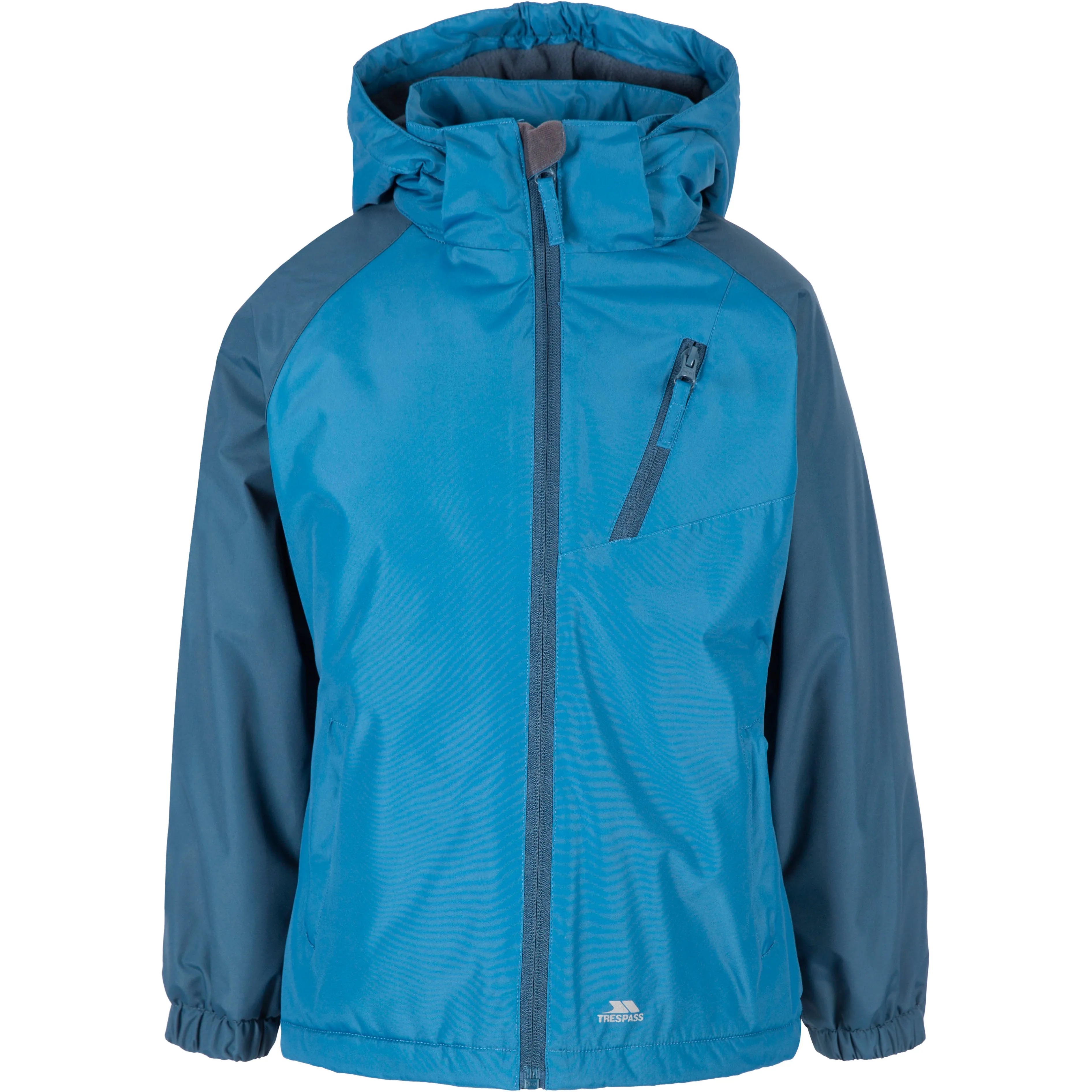 Tuneful Girls' Padded Waterproof Rain Jacket in Rich Teal