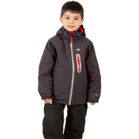 Wilson Boys Waterproof Padded Ski Jacket in Dark Grey