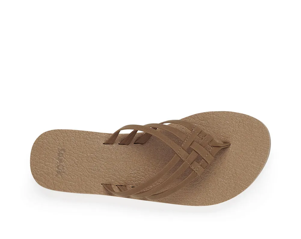 Yoga Sandy in Tobacco Brown by Sanuk