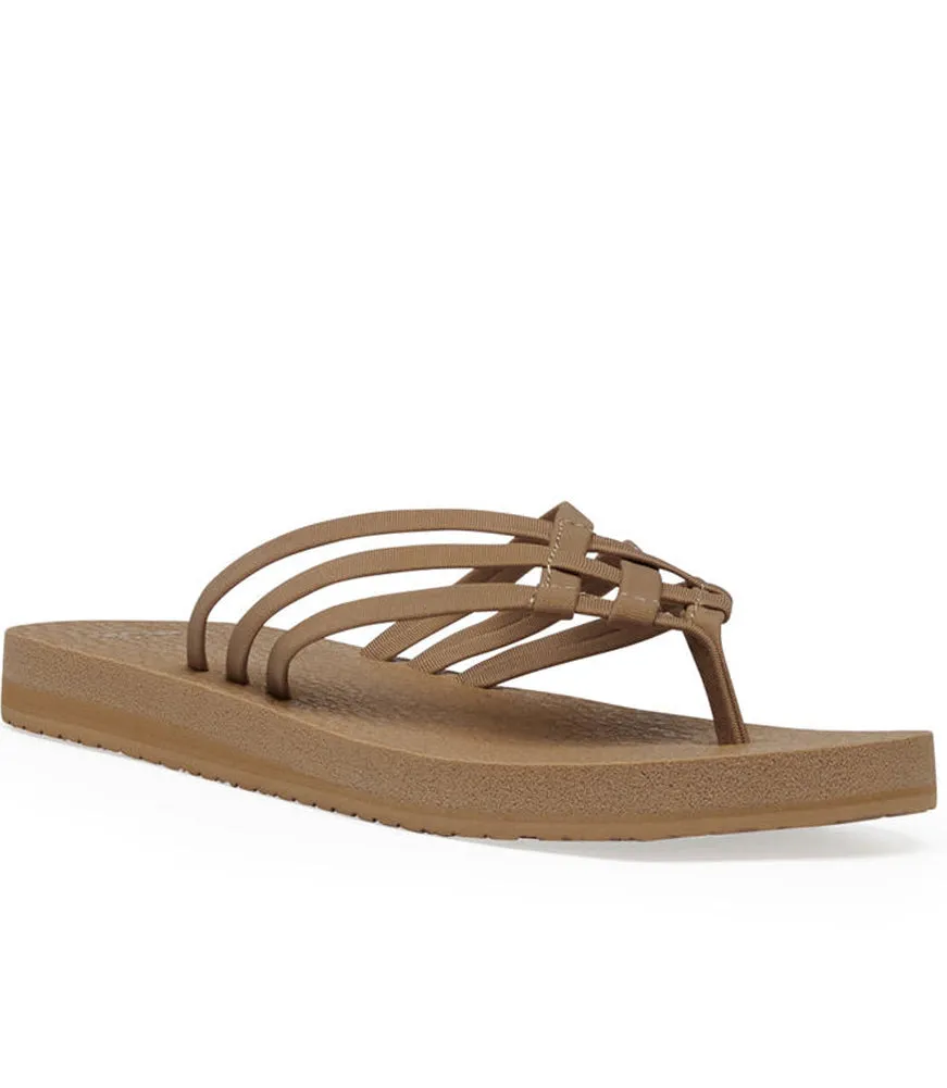 Yoga Sandy in Tobacco Brown by Sanuk